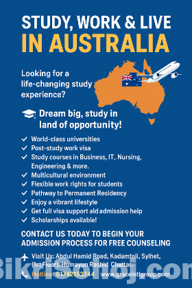 Study, Work & Live in Australia!